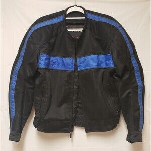 First Gear Premium Riding Equipment Jacket Padded Heavy Duty Sz M PO Excellent